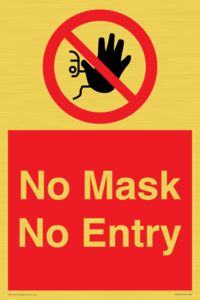 No Mask No Entry